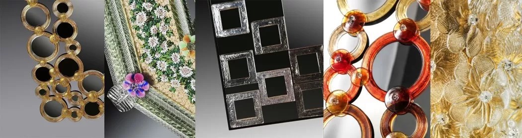 Modern venetian mirrors